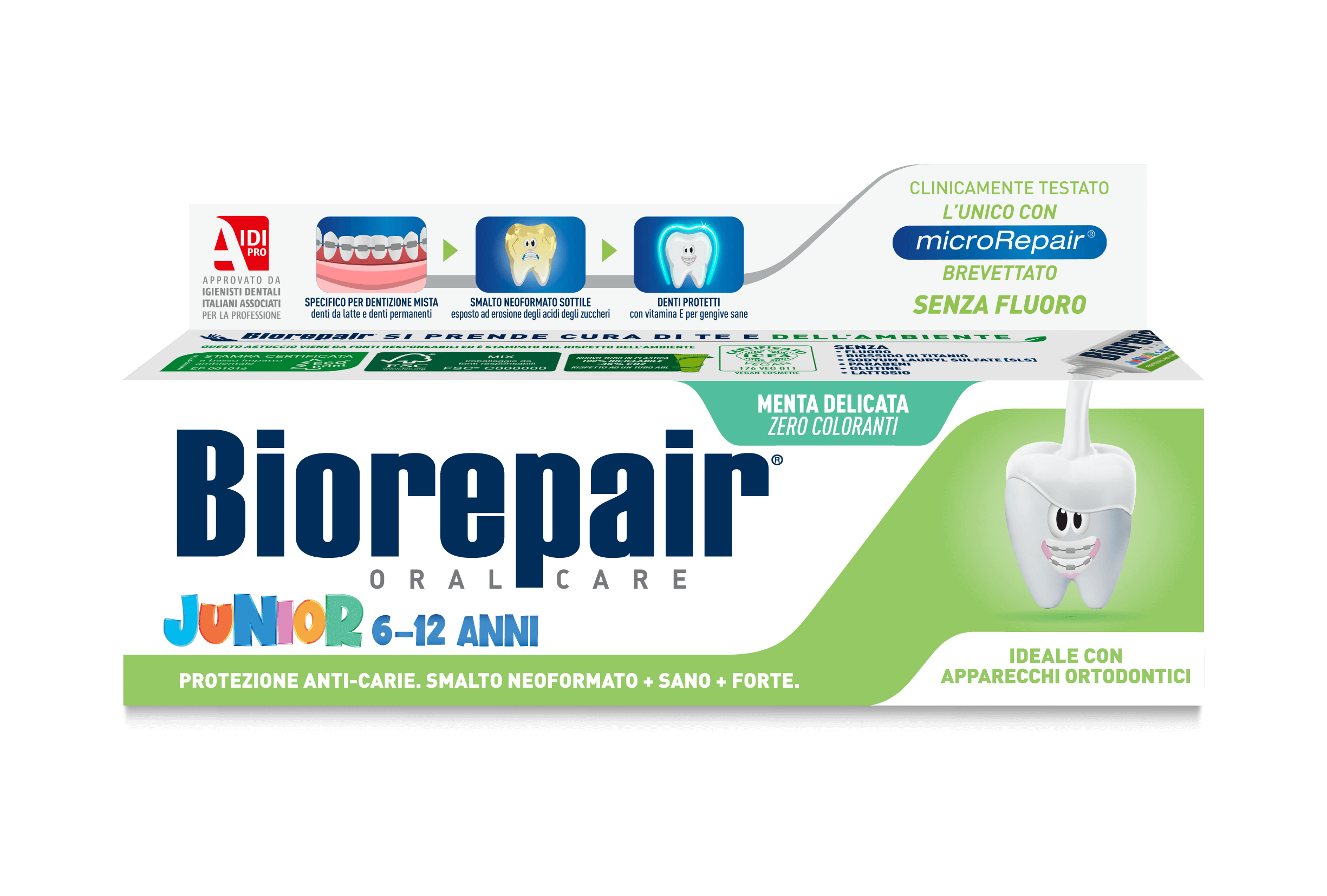 Biorepair zubná pasta Junior 6-12 rokov