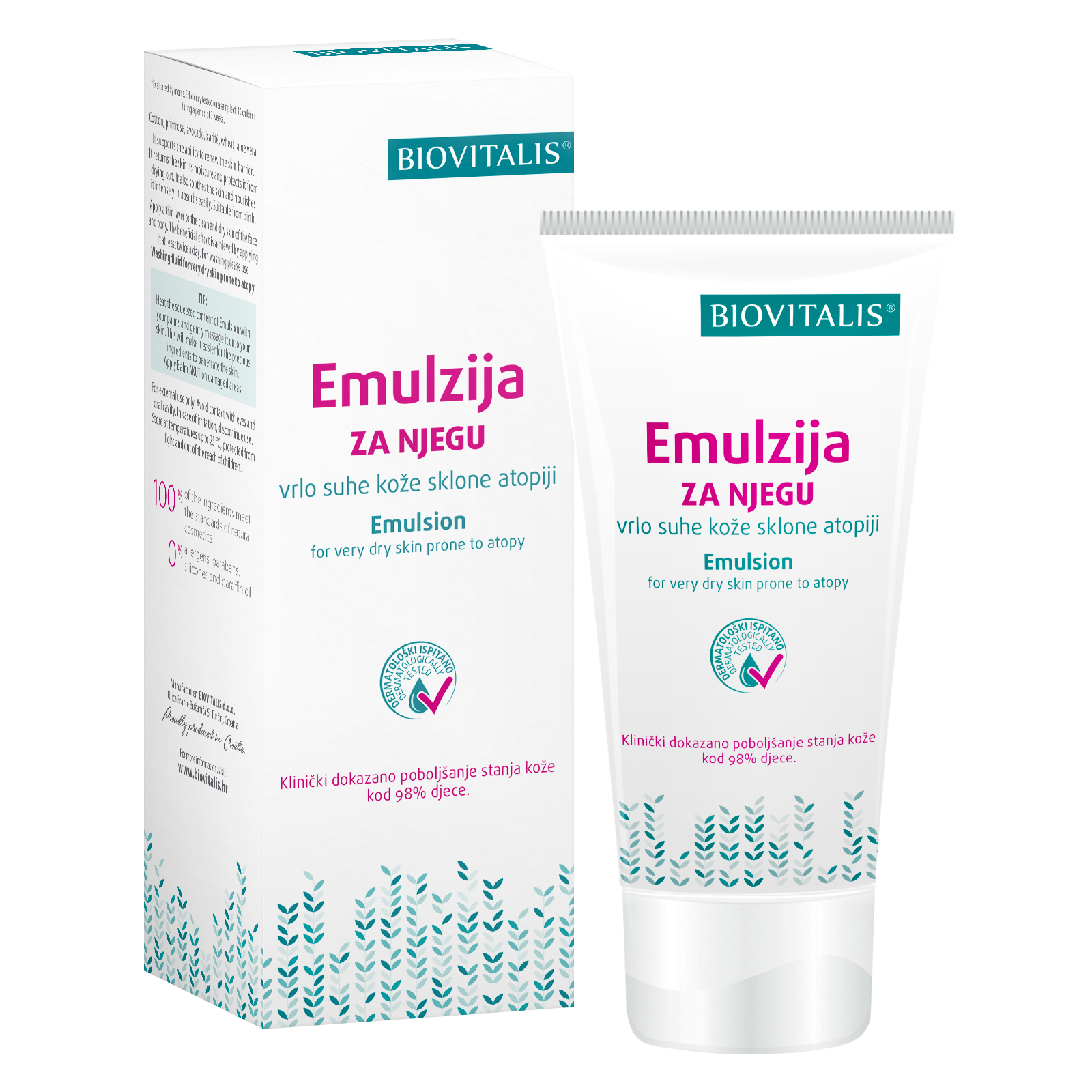 BIOVITALIS® Emulzia pre starostlivosť o veľmi suchú pokožku so sklonom k atopii