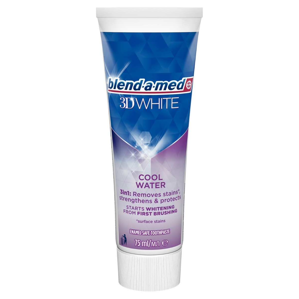 Blend-a-med 3D White Cool Water zubná pasta 75 ml