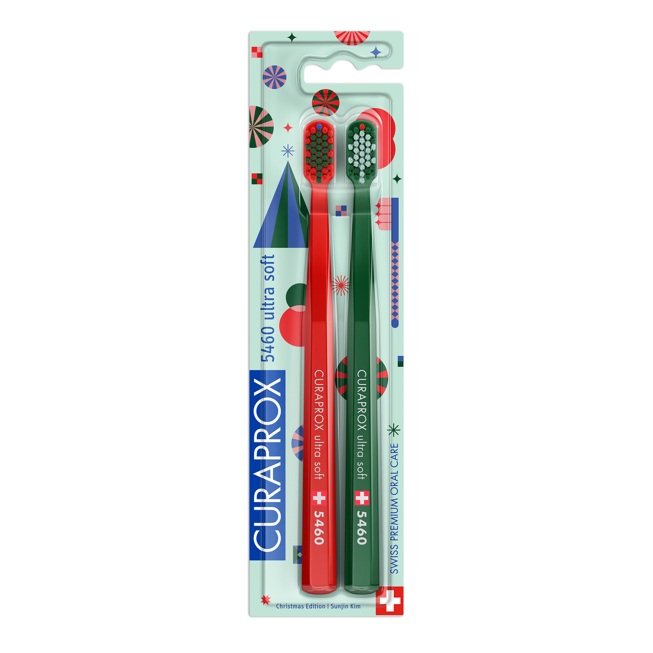 CURAPROX CS 5460 ultra soft, Vianočná edícia 2 ks v balení