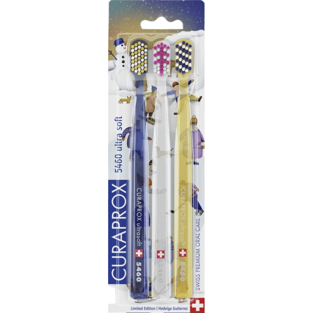 CURAPROX CS 5460 Ultra Soft zubná kefka Edícia zima 3ks