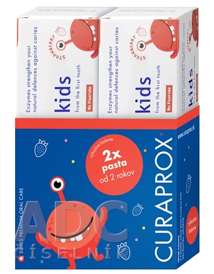 CURAPROX Kids 2+ BEZ FLUORIDU