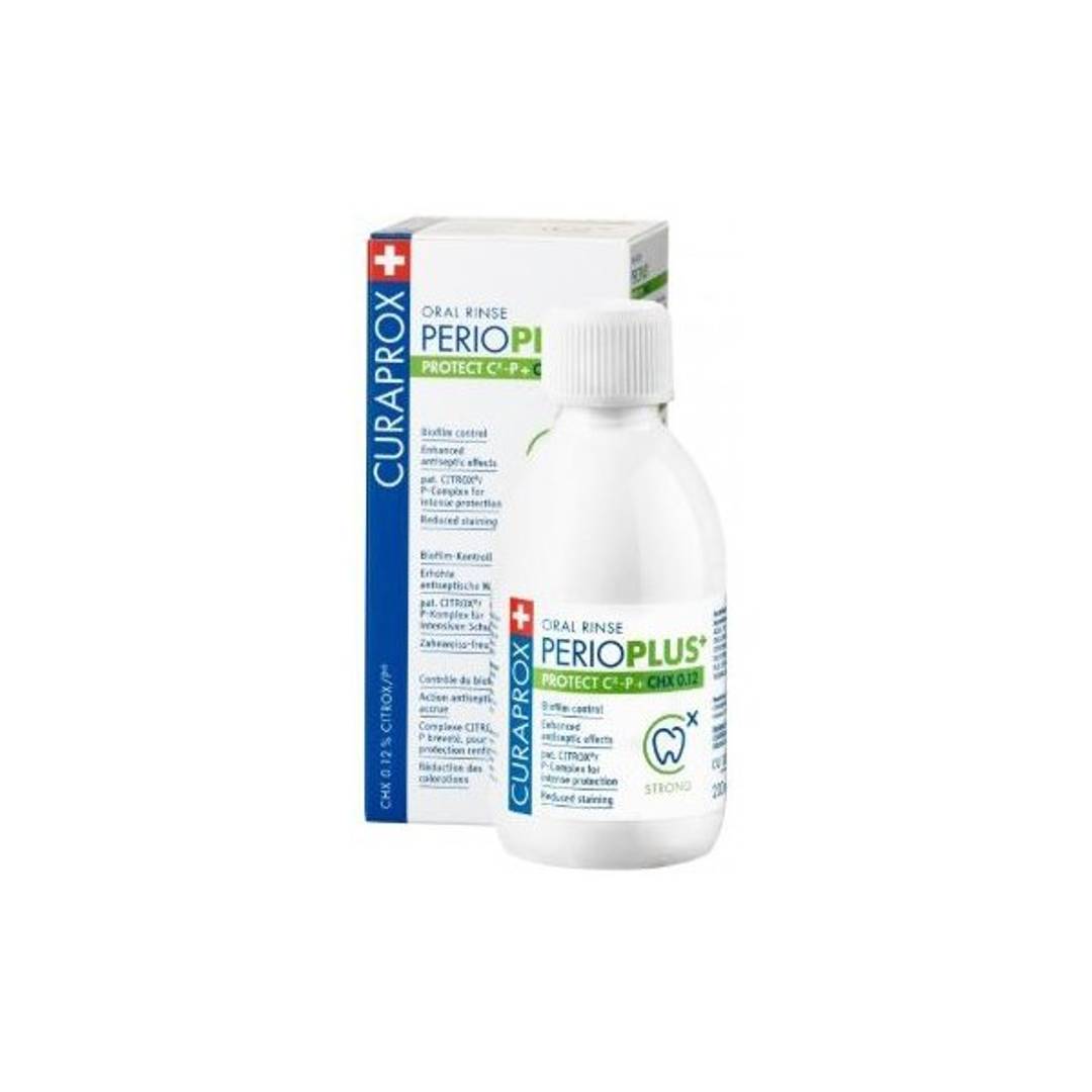 CURAPROX Perio Plus+ Protect ústna voda, 0,12 % chlórhexidín, 200ml