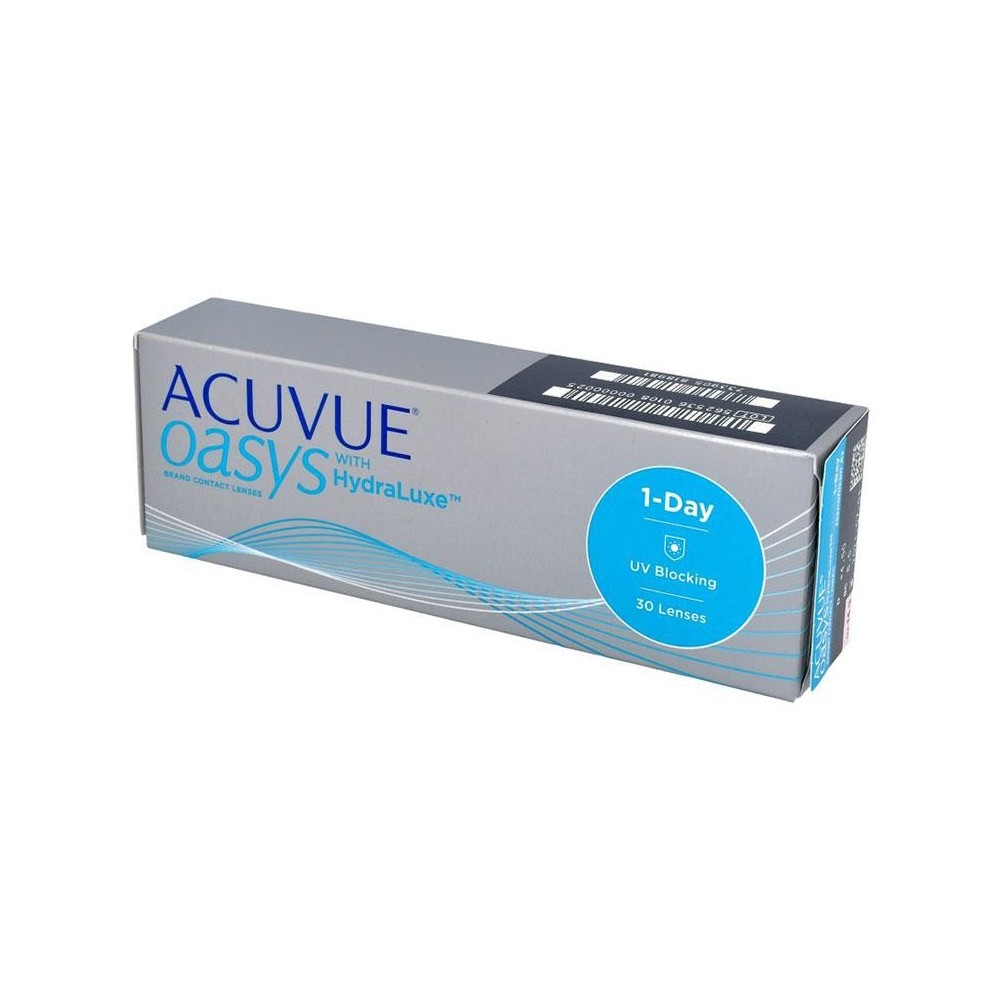 Denné Acuvue Oasys 1-Day s technológiou Hydraluxe (30 šošoviek) Dioptrie: -11, Zakrivenie: 8.5, ID:231709