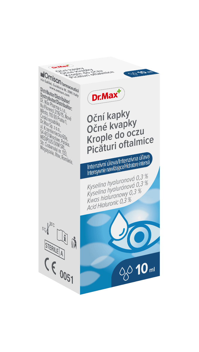 Dr. Max Očné kvapky Intenzívna úľava