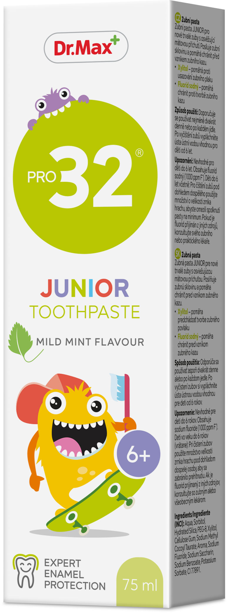 Dr.Max Pro32 Toothpaste Junior 6+ 75ml