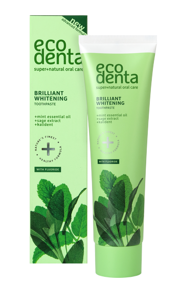 Ecodenta Bieliaca zubná pasta s mätovým olejom, šalviou a Kalidentom