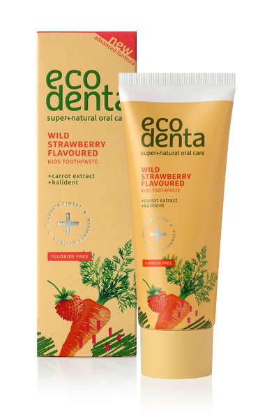 Ecodenta Detská zubná pasta s príchuťou Lesná jahoda
