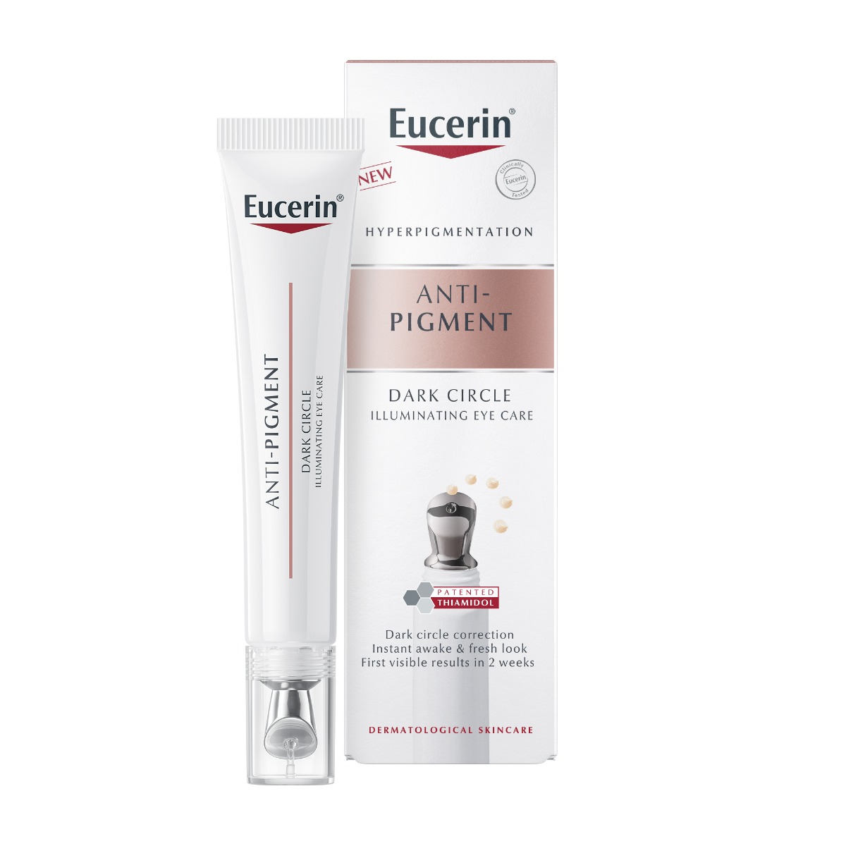 Eucerin ANTI-PIGMENT Rozjasňujúca očná starostlivosť, 15 ml