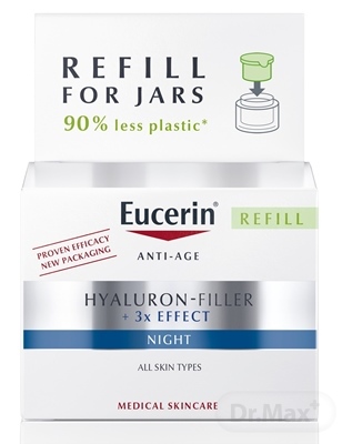 Eucerin HYALURON-FILLER+3xEFFECT Nočný krém REFILL