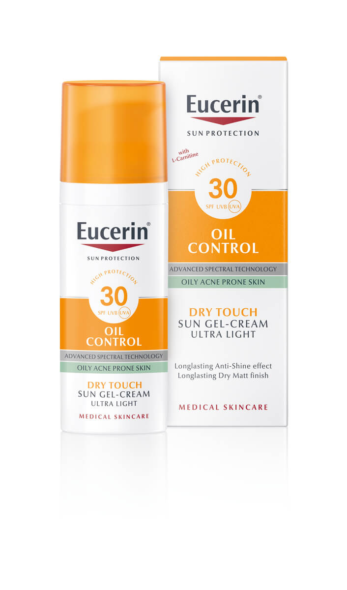 Eucerin SUN Oil Control SPF 30 opaľovací krém na tvár