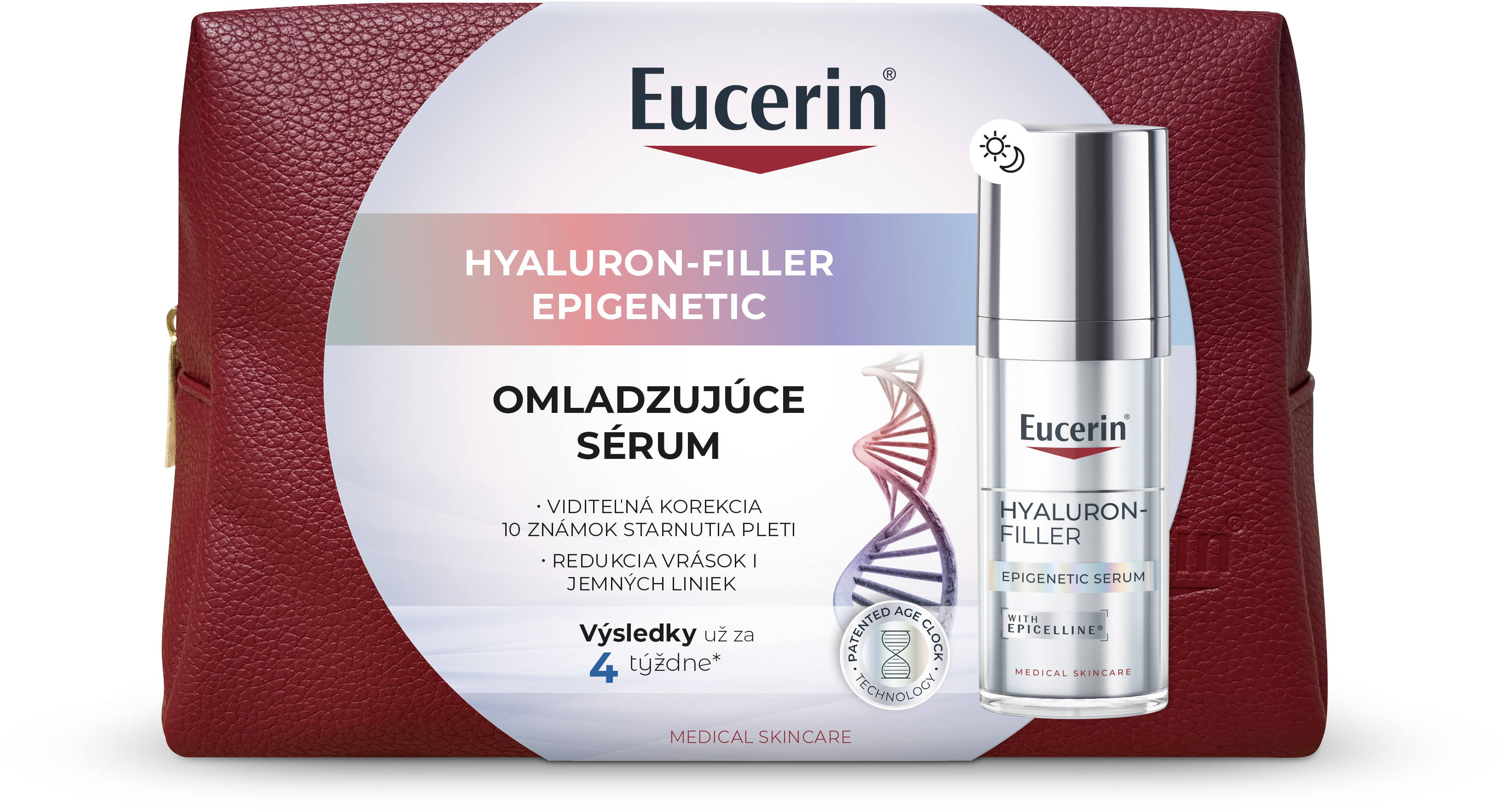 Eucerin Vianočná taštička HYALURON-FILLER EPIGENETIC Omladzujúce sérum