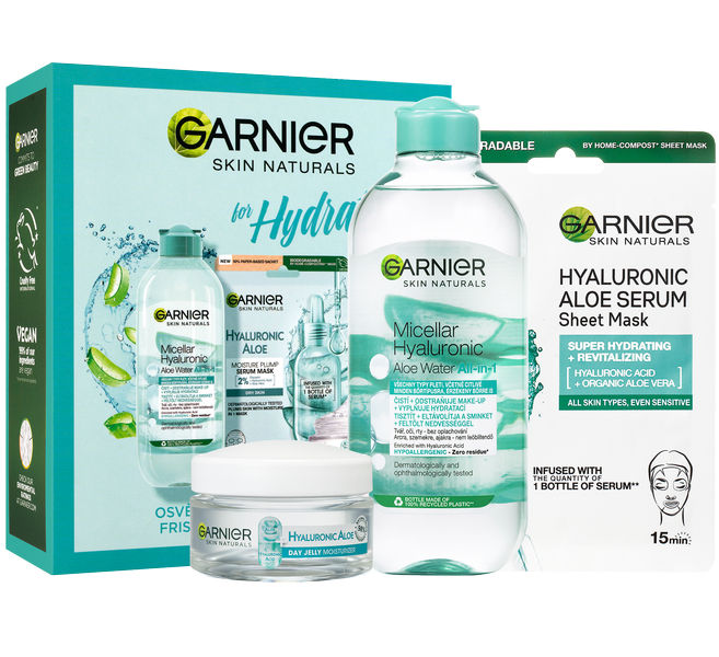 Garnier Hyaluronic Aloe darčekové balenie