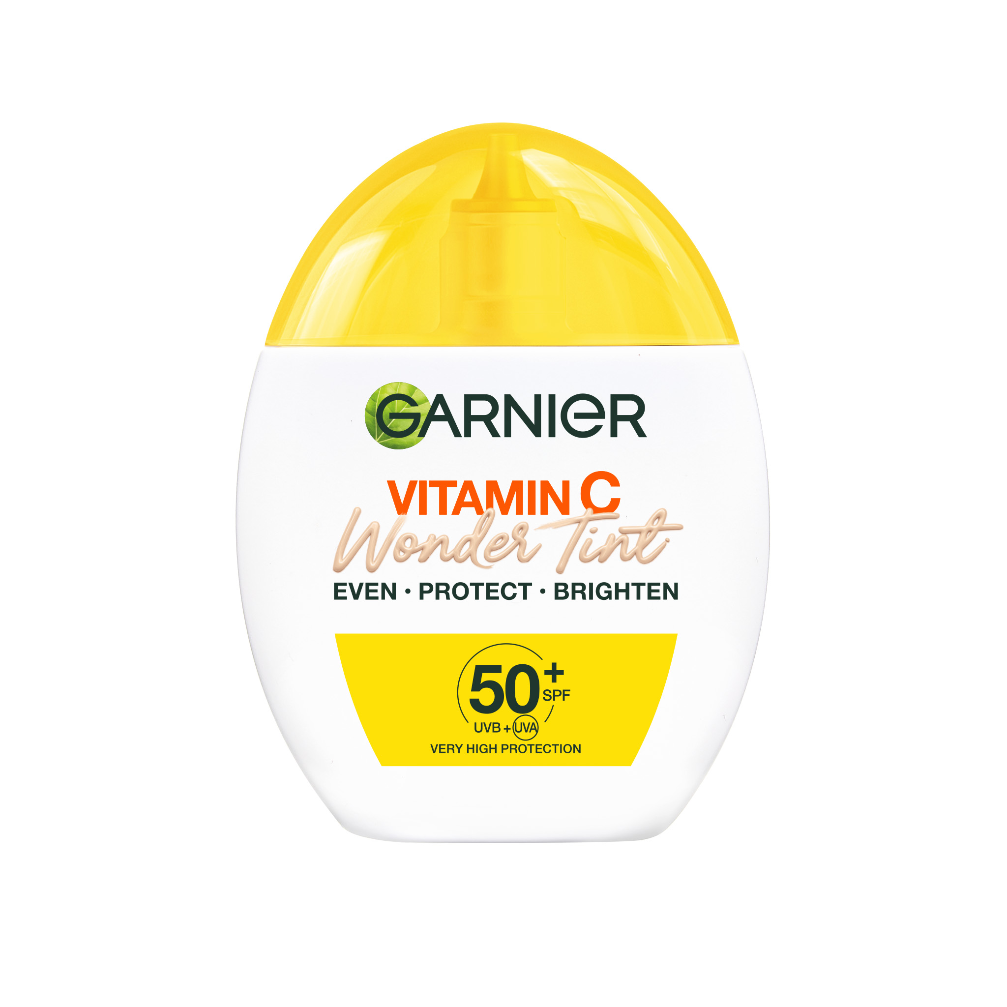 Garnier Vitamin C Wonder Tint SPF 50+, odtieň Light – tónovací fluid ALL-IN-1