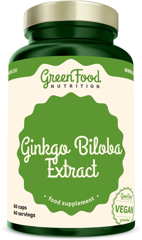 GREENFOOD NUTRITION GINKGO BILOBA extrakt