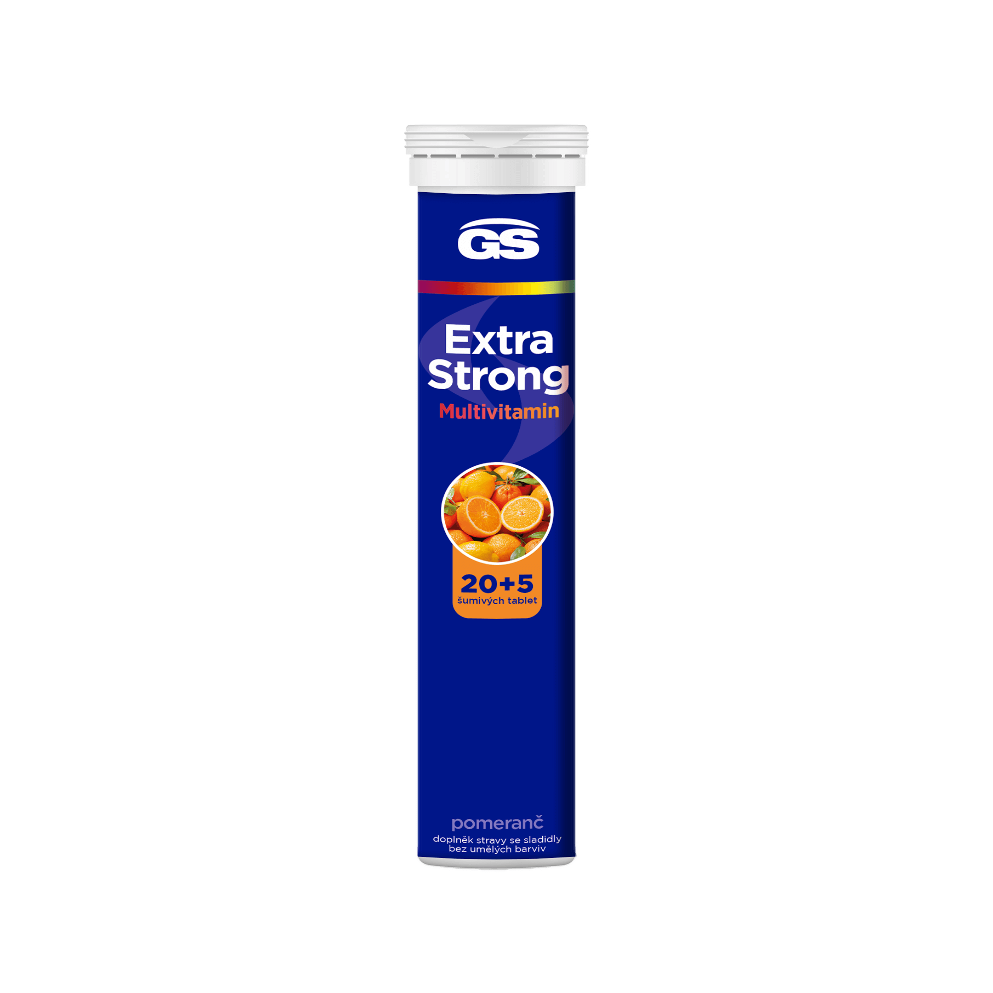 GS Extra Strong Multivitamin pomaranč eff.tbl.20+5