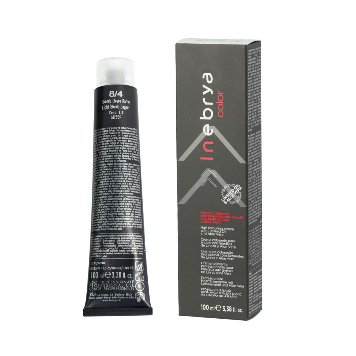 Inebrya Color Copper (8/4 Light Blonde Copper) 100 ml