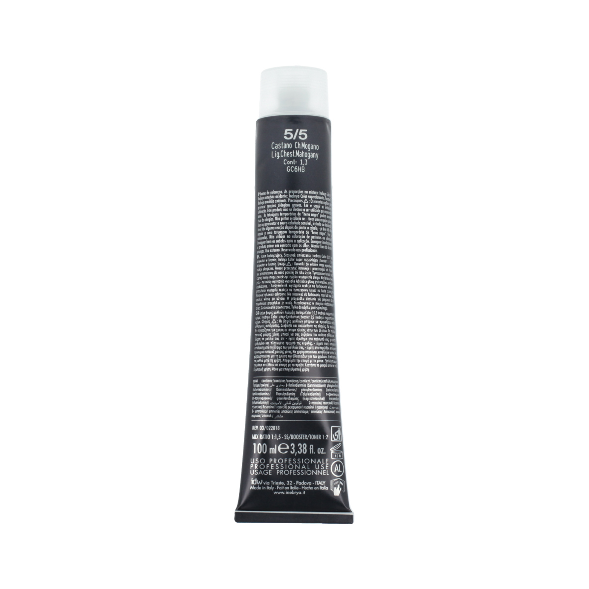 Inebrya Color Mahogany (5/5 Light Chestnut Mahogany) 100 ml