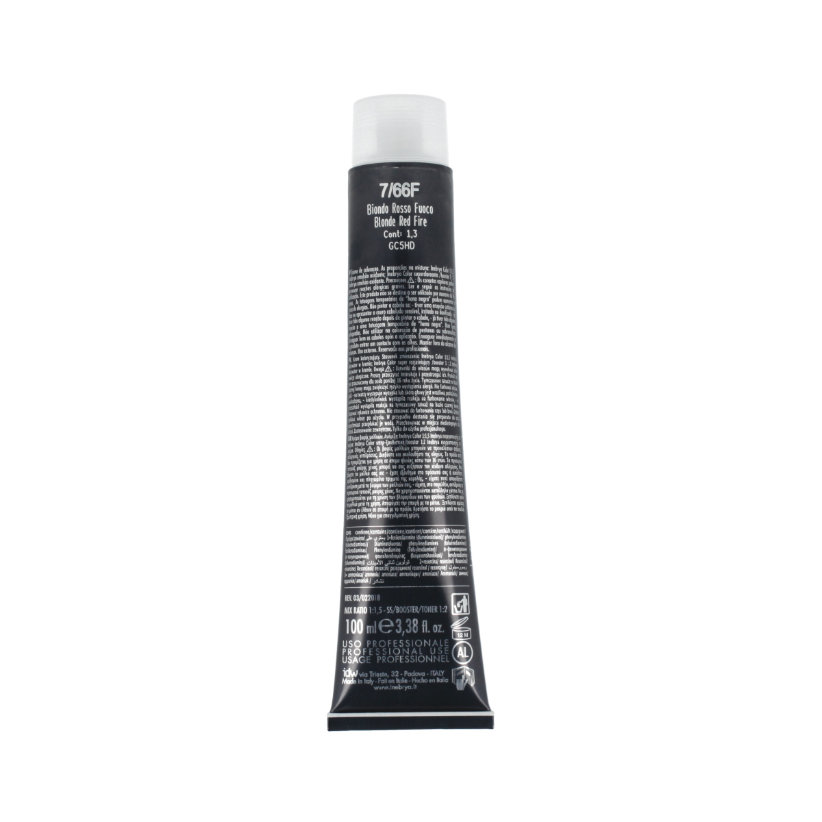 Inebrya Color Red Fire (7/66F Blonde Fire Red) 100 ml