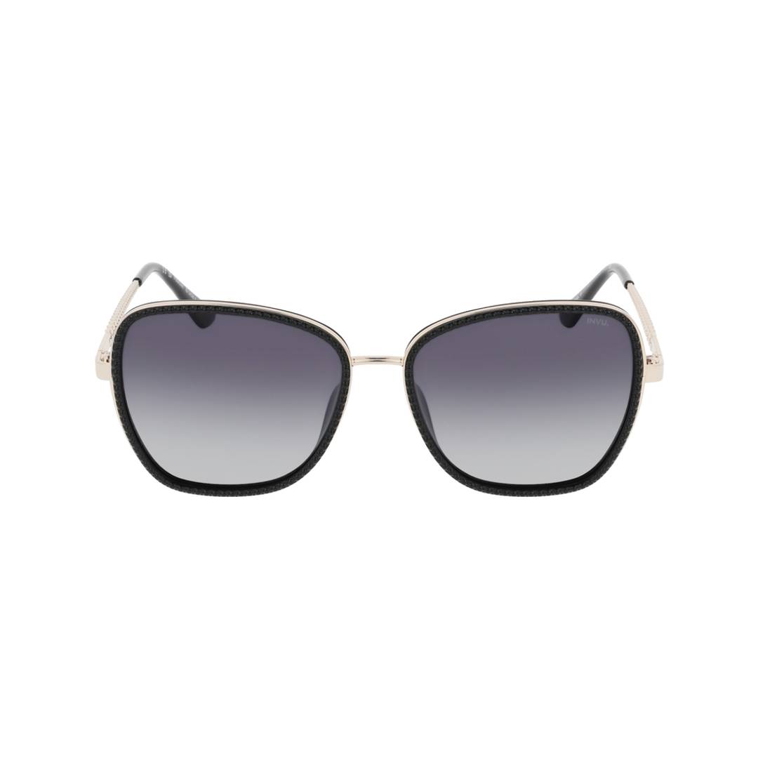 INVU IB12628A slnečné okuliare gold black green
