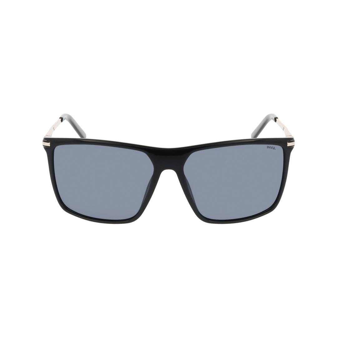 INVU IB22622A slenčné okulaire black gold grey
