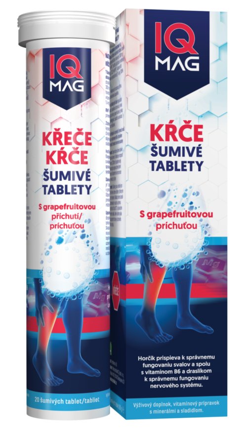 IQ MAG kŕče horčík grep