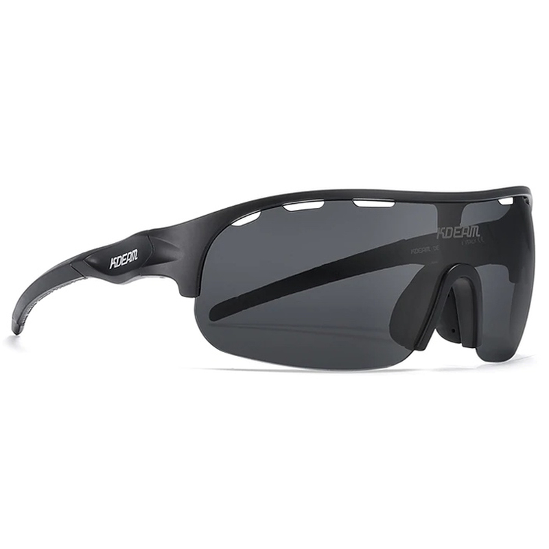 KDEAM Lansing 01 cyklistické okuliare, Black / Black