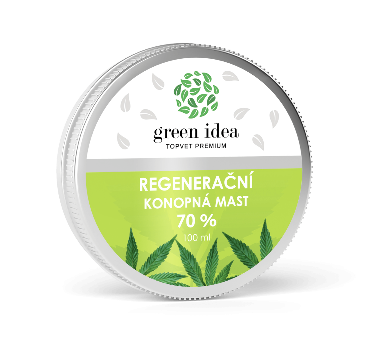 Konopná regeneračná masť 70% 100 ml - Green idea
