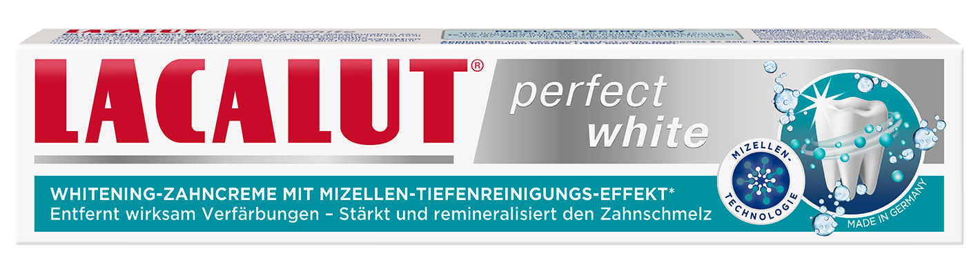 LACALUT perfect white zubná pasta