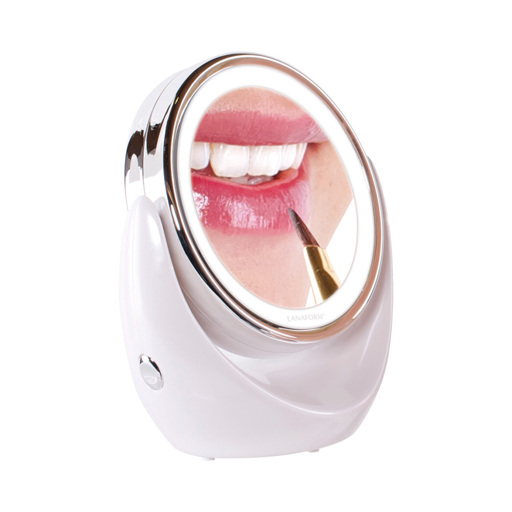 Lanaform Mirror Led X10 dvojstranné kozmetické zrkadlo