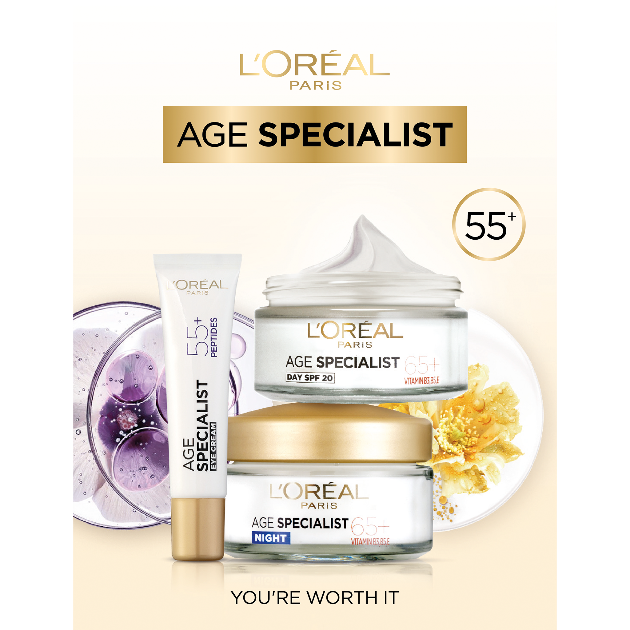 L'Oréal Age Specialist 55+ – vianočný set 2026