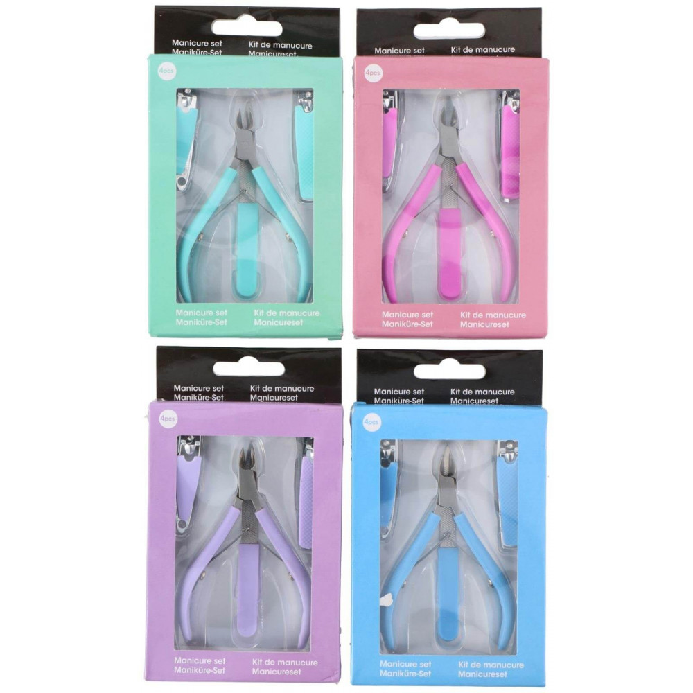 Manikúra s pohodlnými gumovými rukoväťami-MOVEO