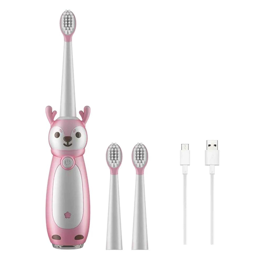 MG Puffy detská sonická zubná kefka, ružová