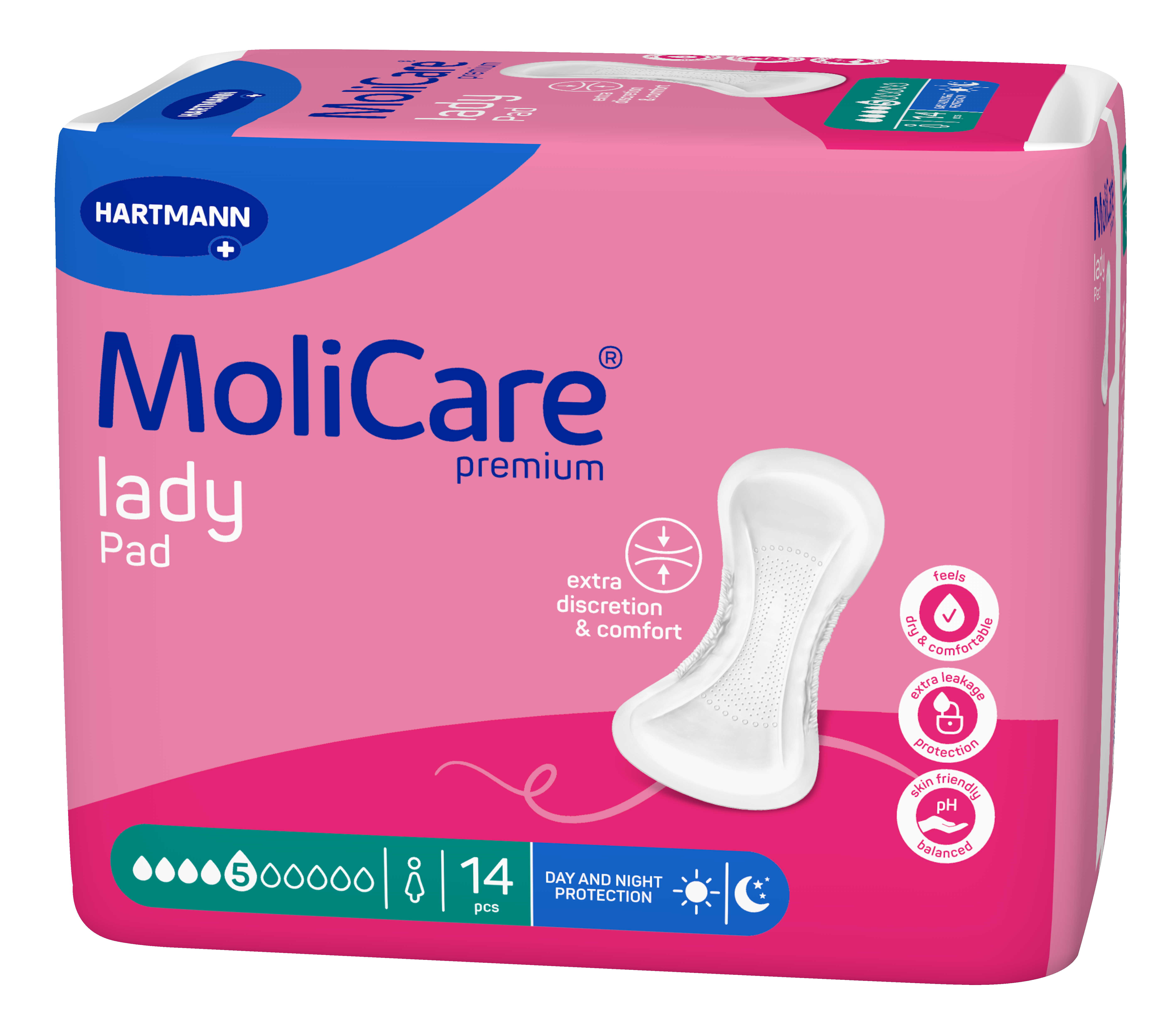 MoliCare Premium lady pad 5 kvapiek inkontinenčné vložky