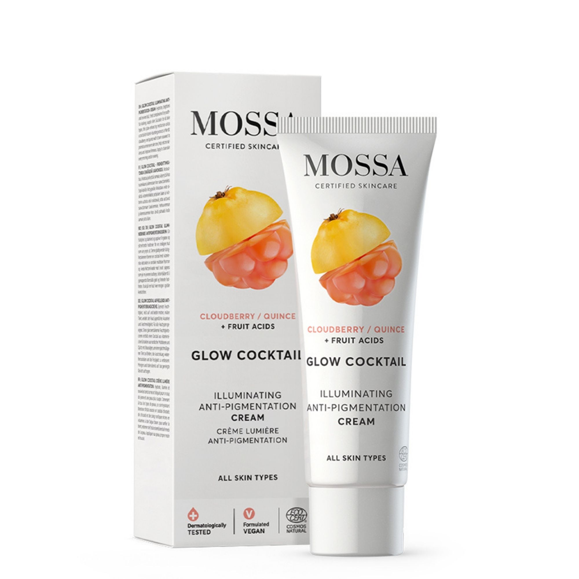 MOSSA Rozjasňujúci krém proti pigmentácii, GLOW COCKTAIL