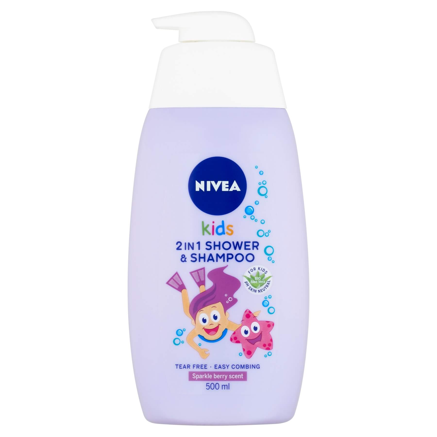 NIVEA Kids Detský sprchový gél GIRL 500ml