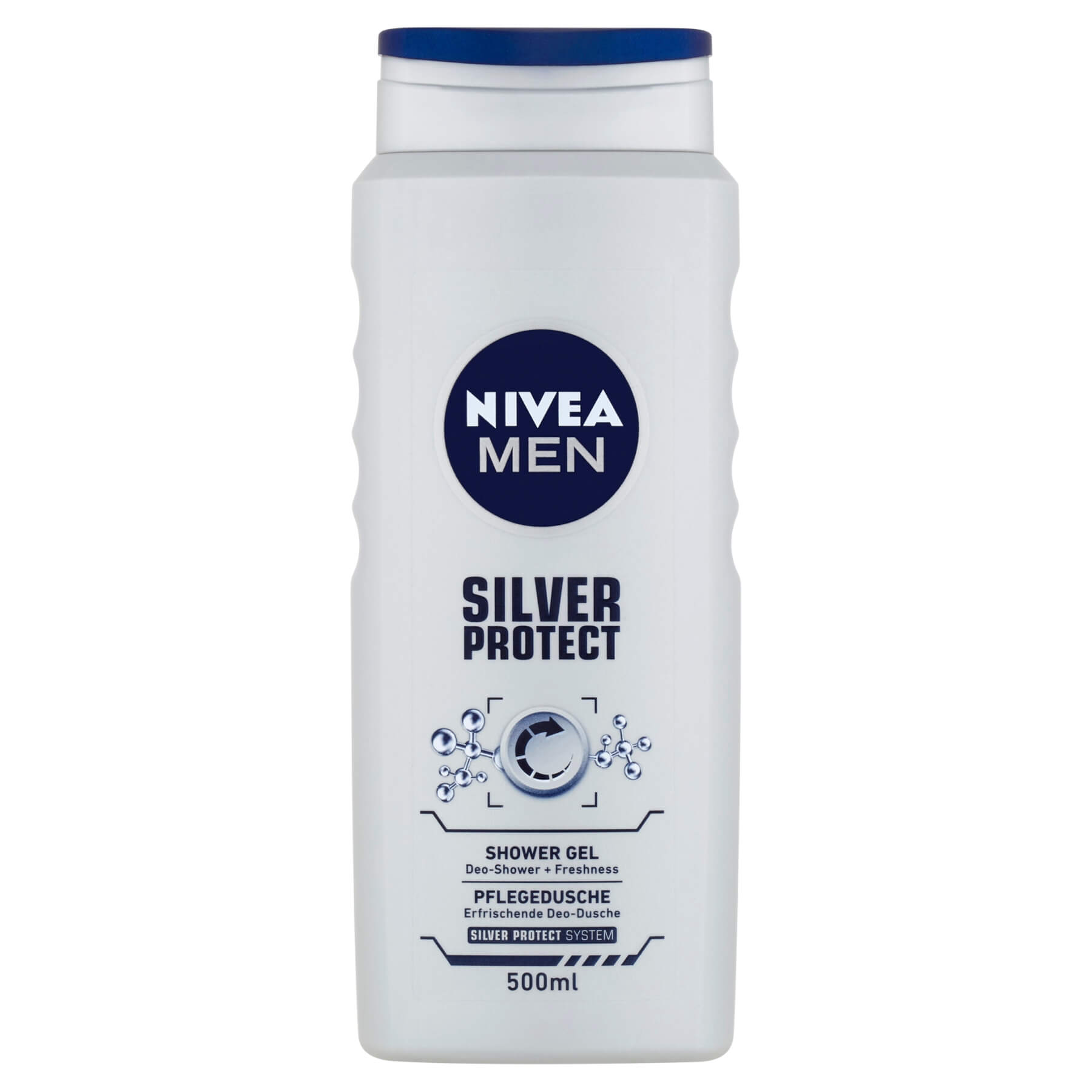 NIVEA Men sprchový gél Silver P. 500ml