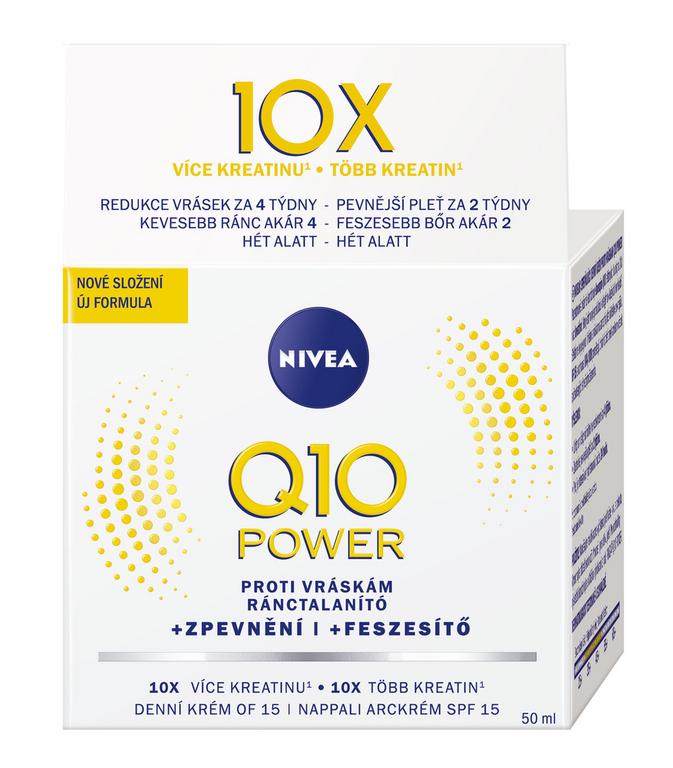 NIVEA Spevňujúci denný krém Q10 POWER SPF 15