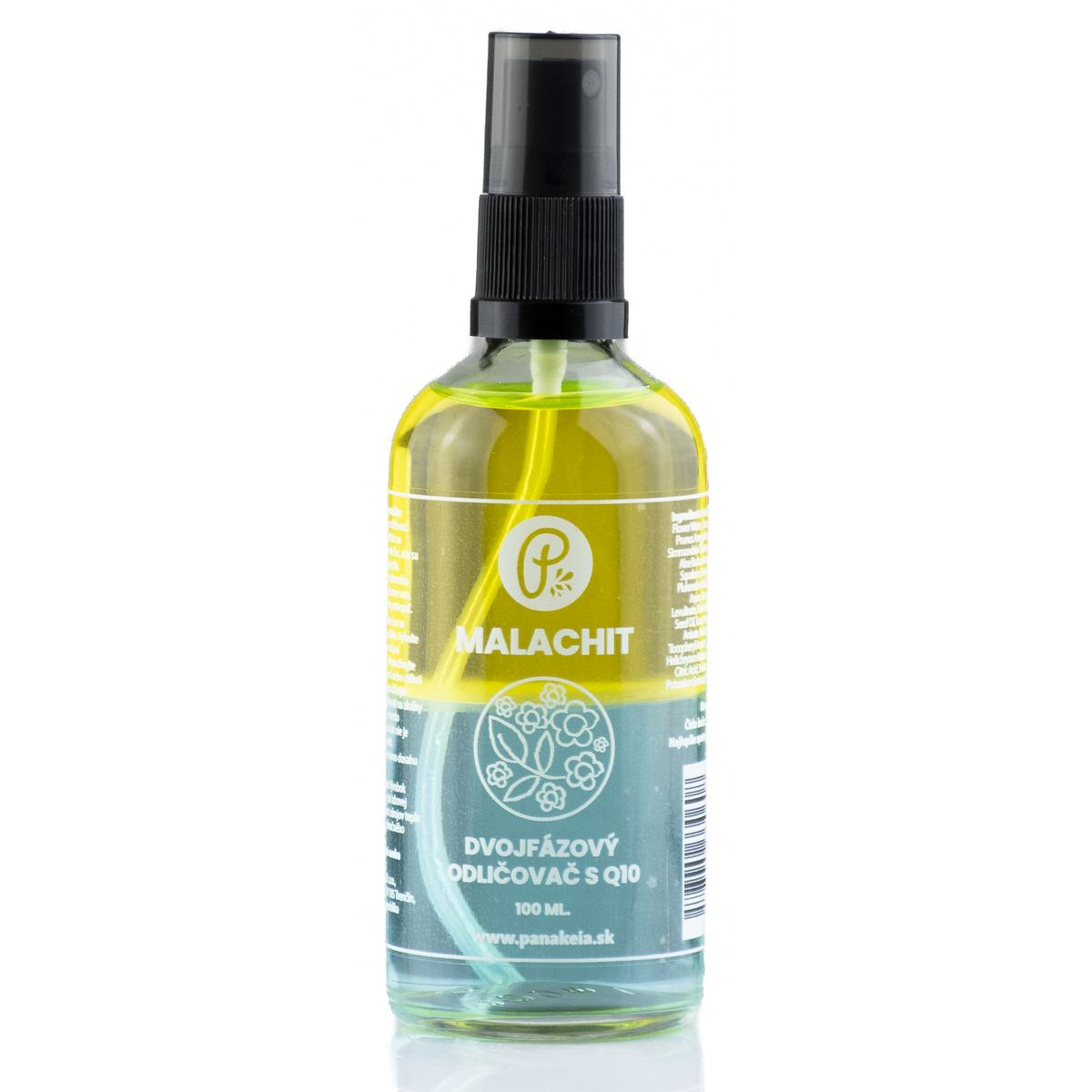 Odličovač dvojfázový MALACHIT s Q10 a malachitom 100ml