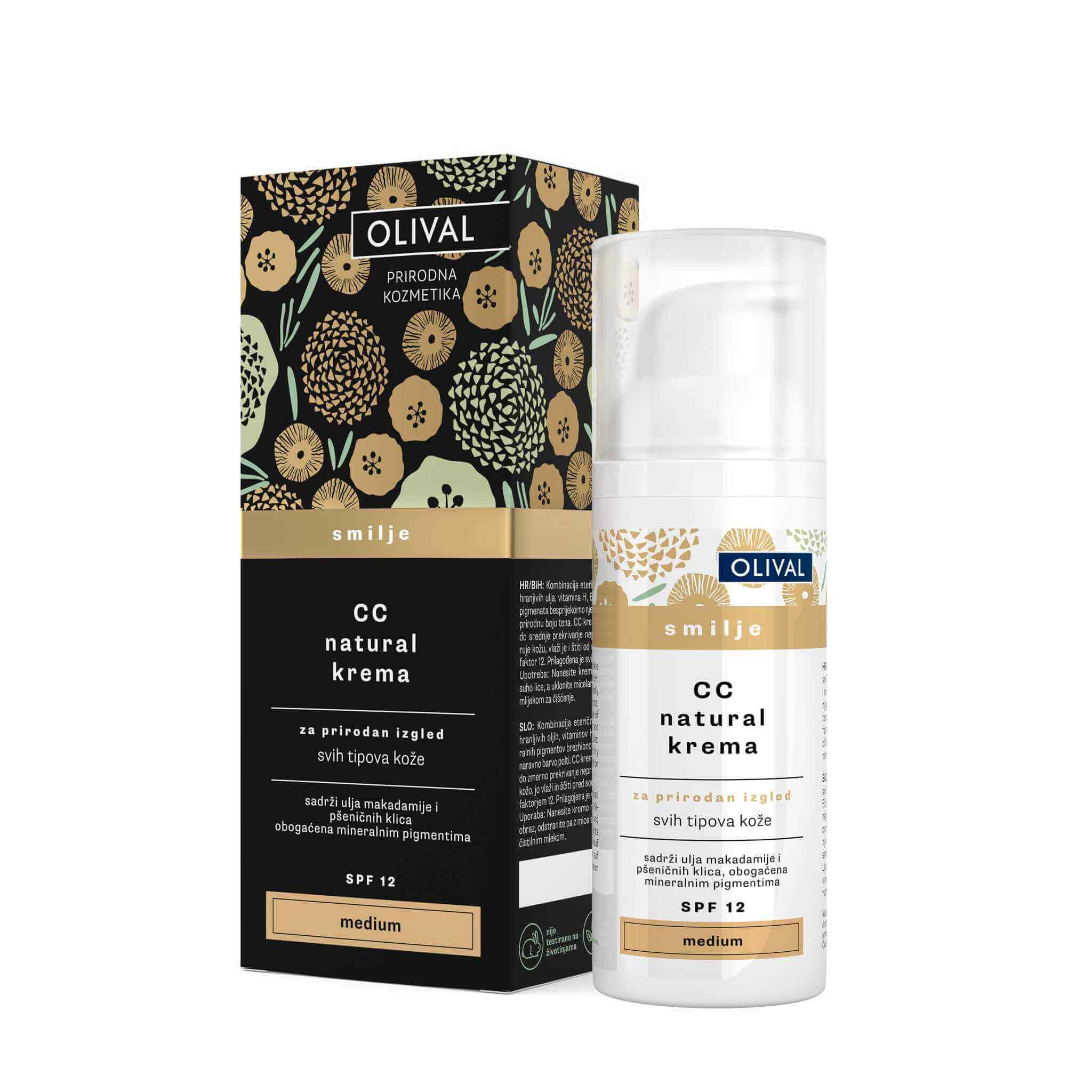 Olival CC krém so slamienkovým olejom odtieň medium