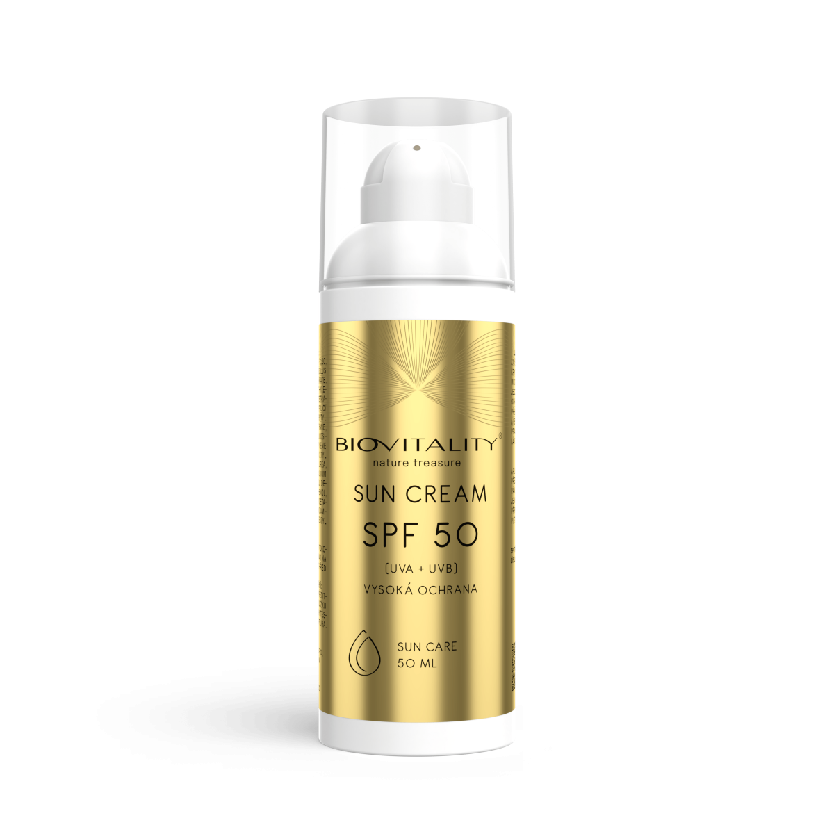 Opaľovací krém na tvár a telo SPF-50 - 50 ml - Biovitality