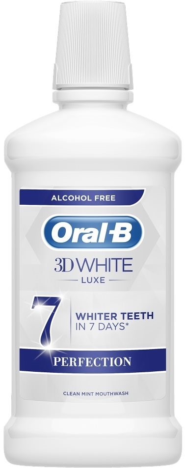 Oral B 3D White Luxe Rinse Perf. 500Ml