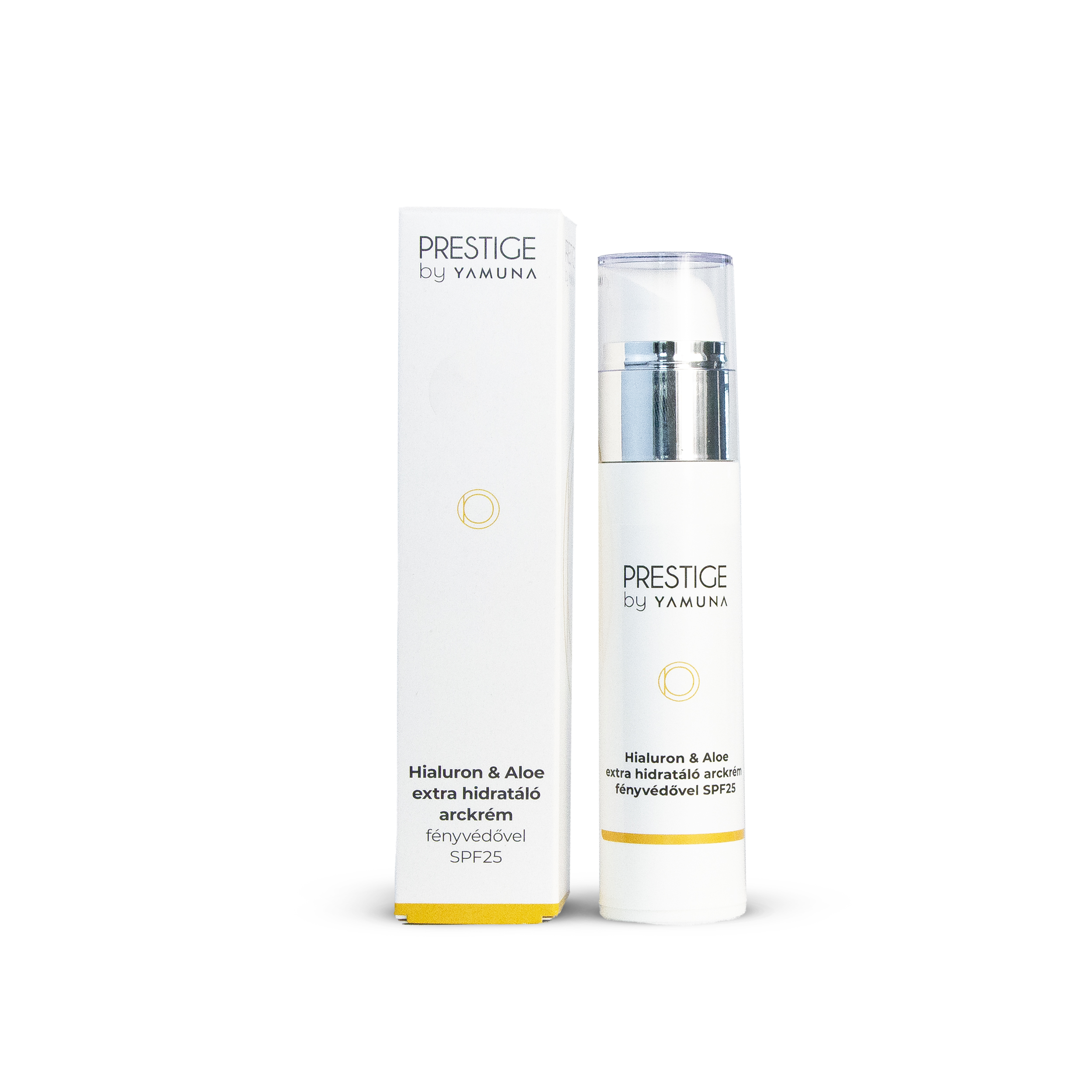 Prestige by Yamuna Hydratačný pleťový krém s kyselinou hyalurónovou a aloe vera SPF 25 – 50ml