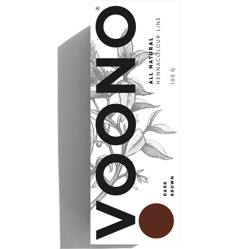 Prírodná farba na vlasy - Dark brown