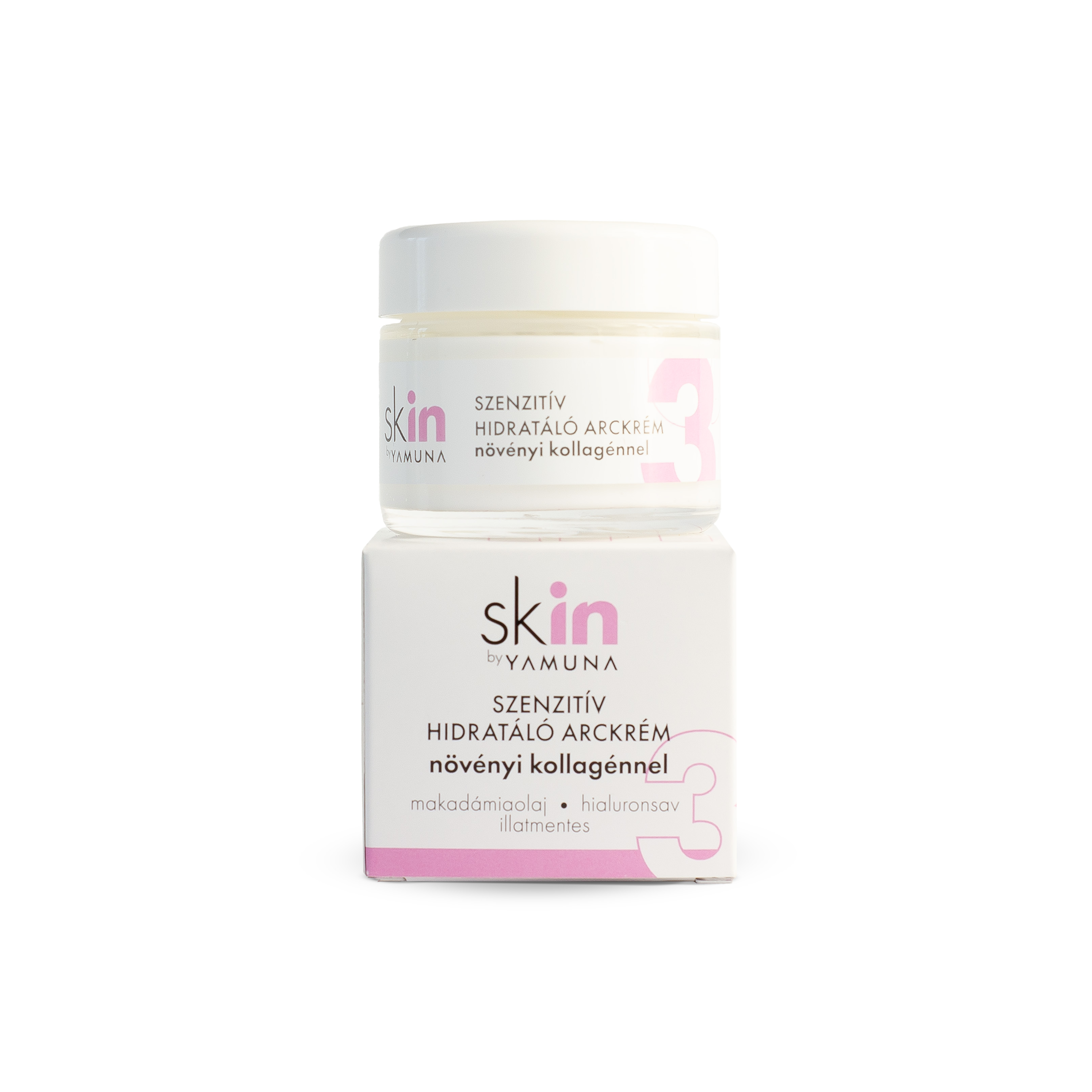 skIN by Yamuna Hydratačný krém s kolagénom na citlivú pleť 50ml