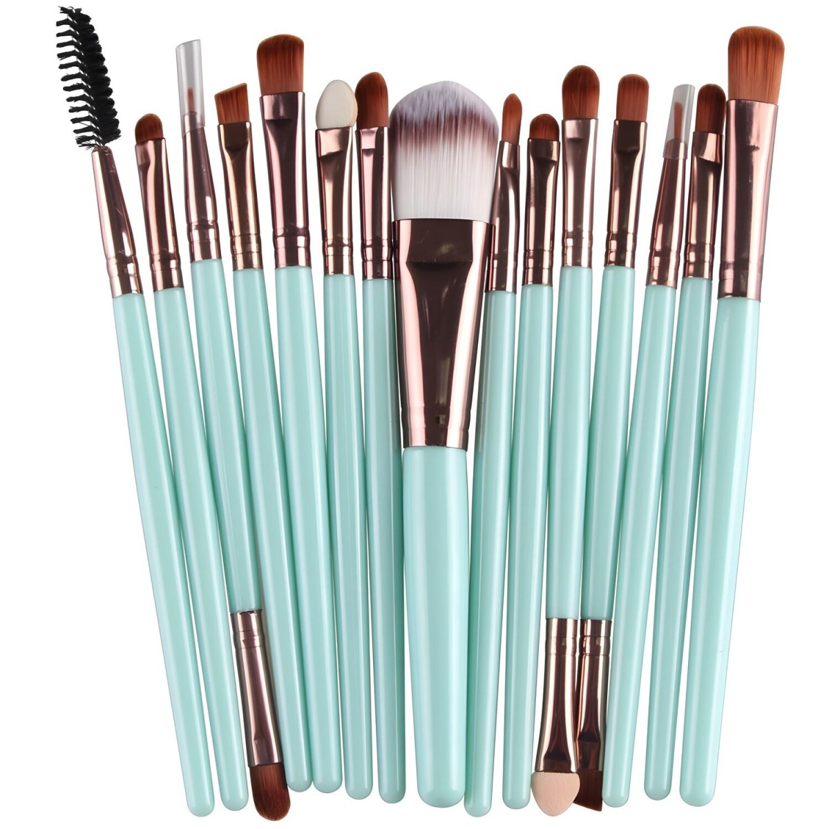 Štetce na líčenie Tyrkysová H4507