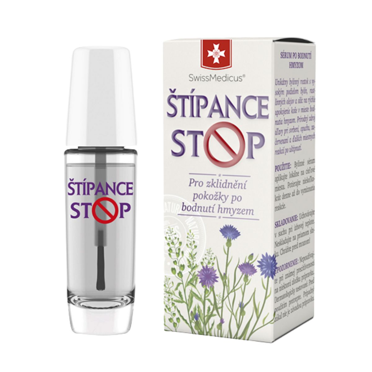 ŠtípanceStop - sérum po bodnutí hmyzom - 10 ml - SwissMedicus
