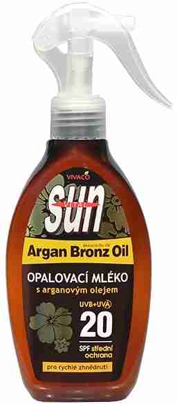 Sun argan oil opaľovacie mlieko spf 20