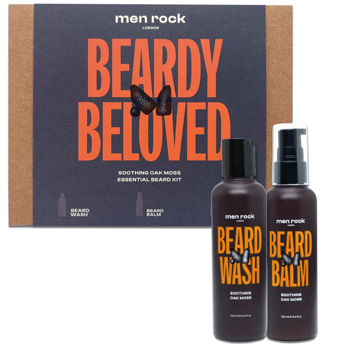 Súprava na starostlivosť o bradu Men Rock Beardy Beloved Oak Moss