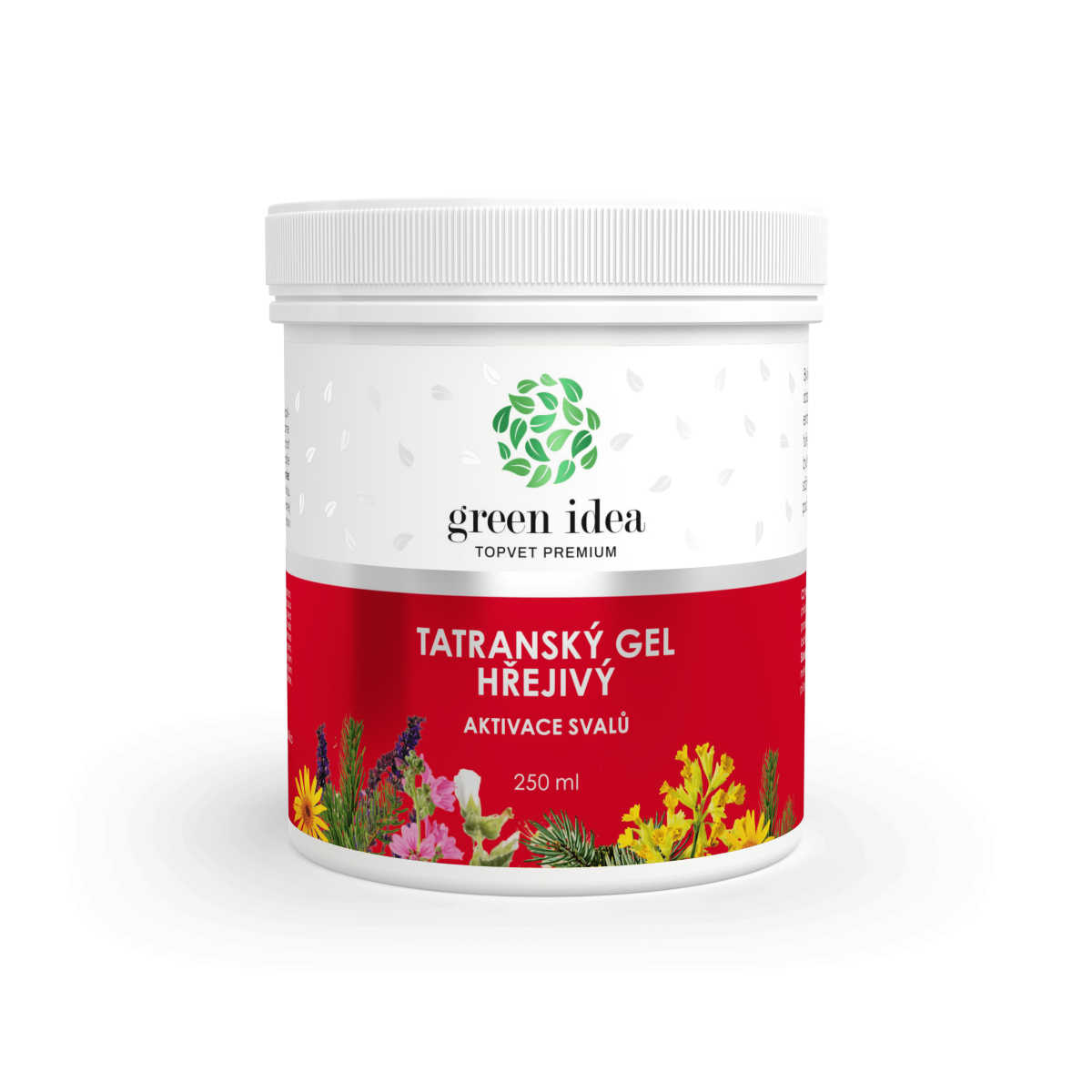 Tatranský bylinný gél - hrejivý 250 ml - Green idea